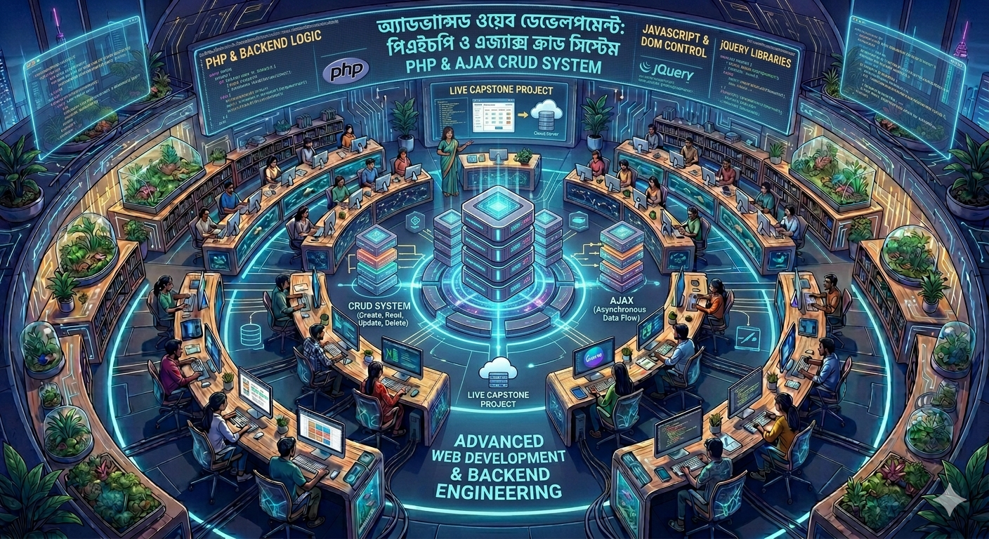 Master Dynamic Web Engineering: Advanced PHP & AJAX CRUD Course