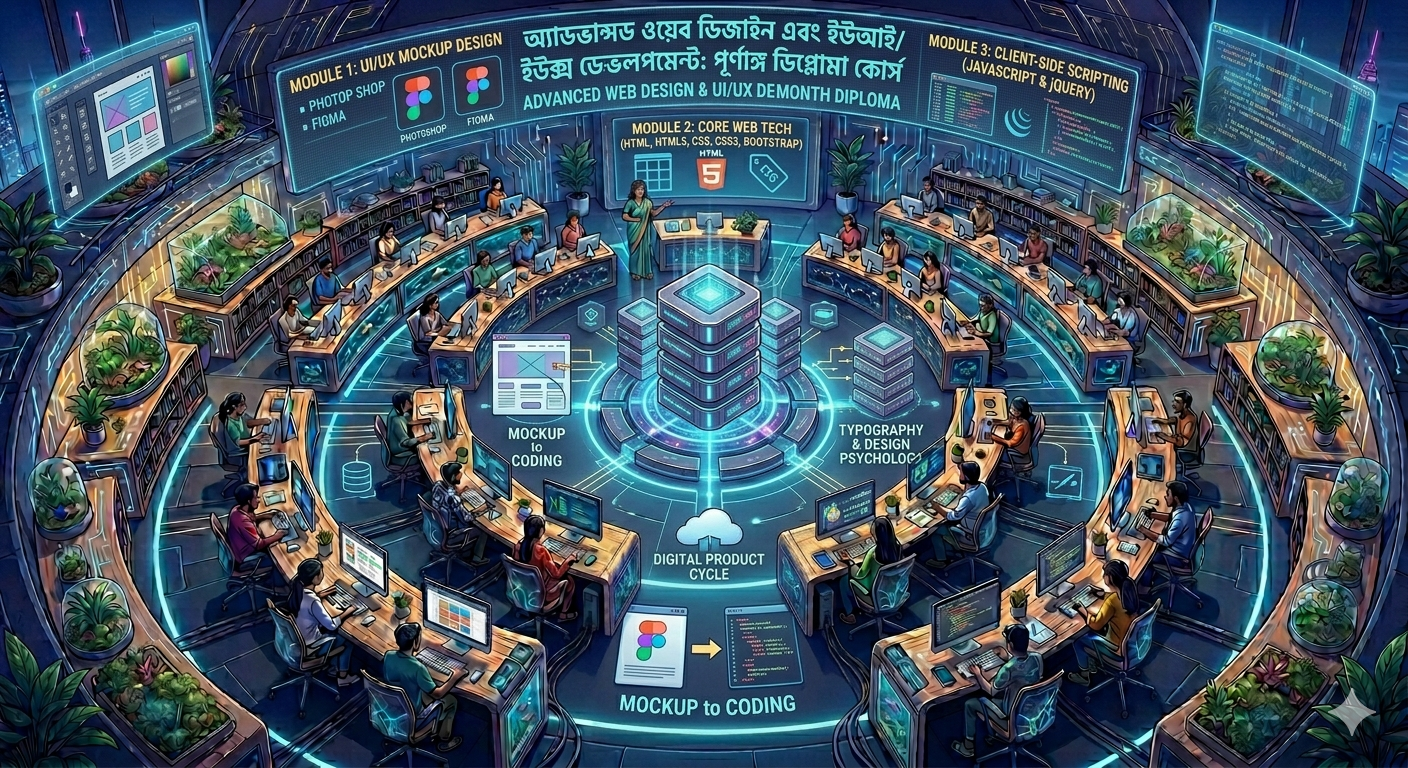 Master the Complete Web Lifecycle: 12-Month Professional Web Design Diploma